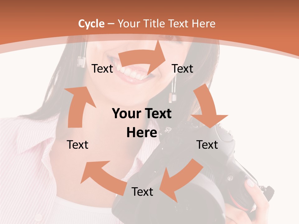 Beautiful Smile Isolated PowerPoint Template