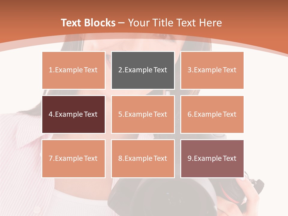 Beautiful Smile Isolated PowerPoint Template