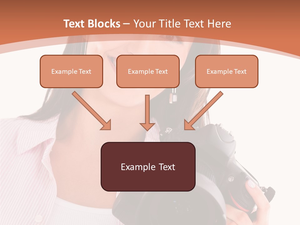Beautiful Smile Isolated PowerPoint Template