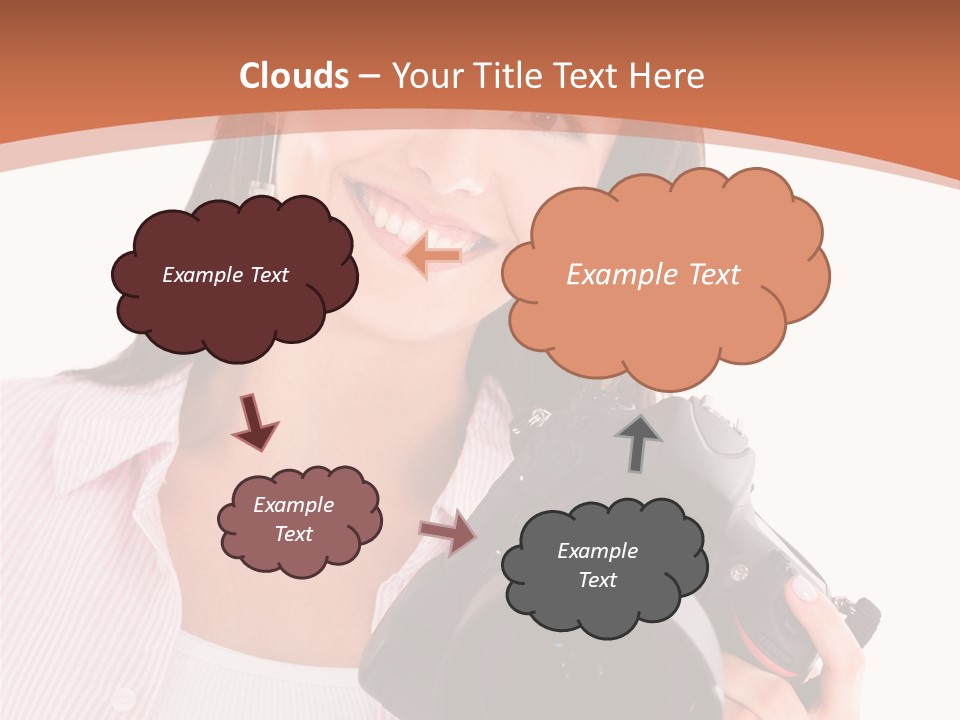 Beautiful Smile Isolated PowerPoint Template