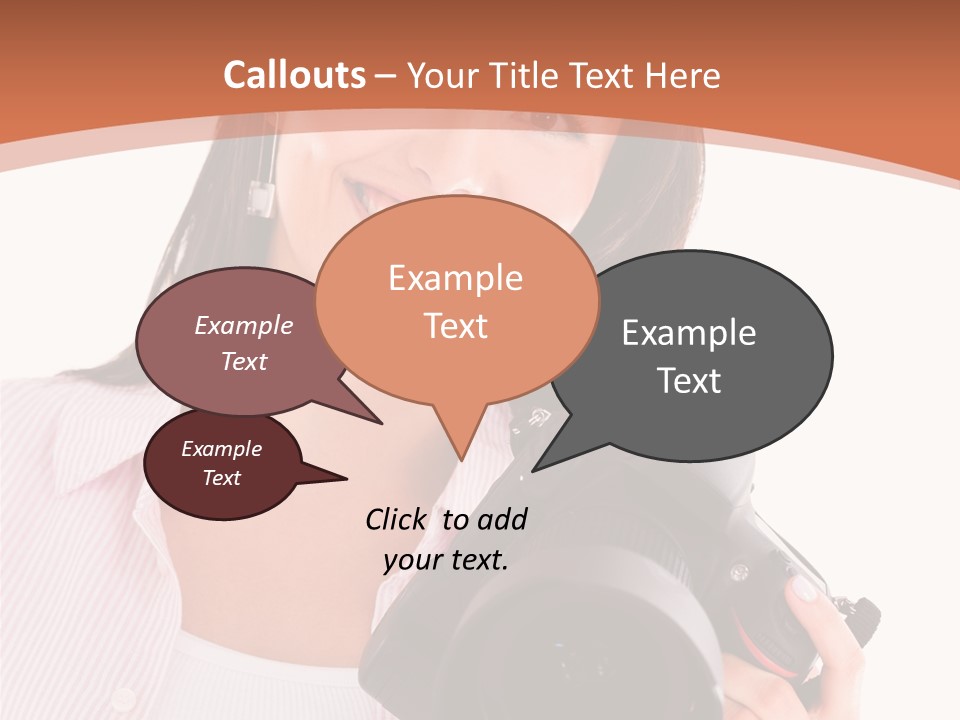 Beautiful Smile Isolated PowerPoint Template