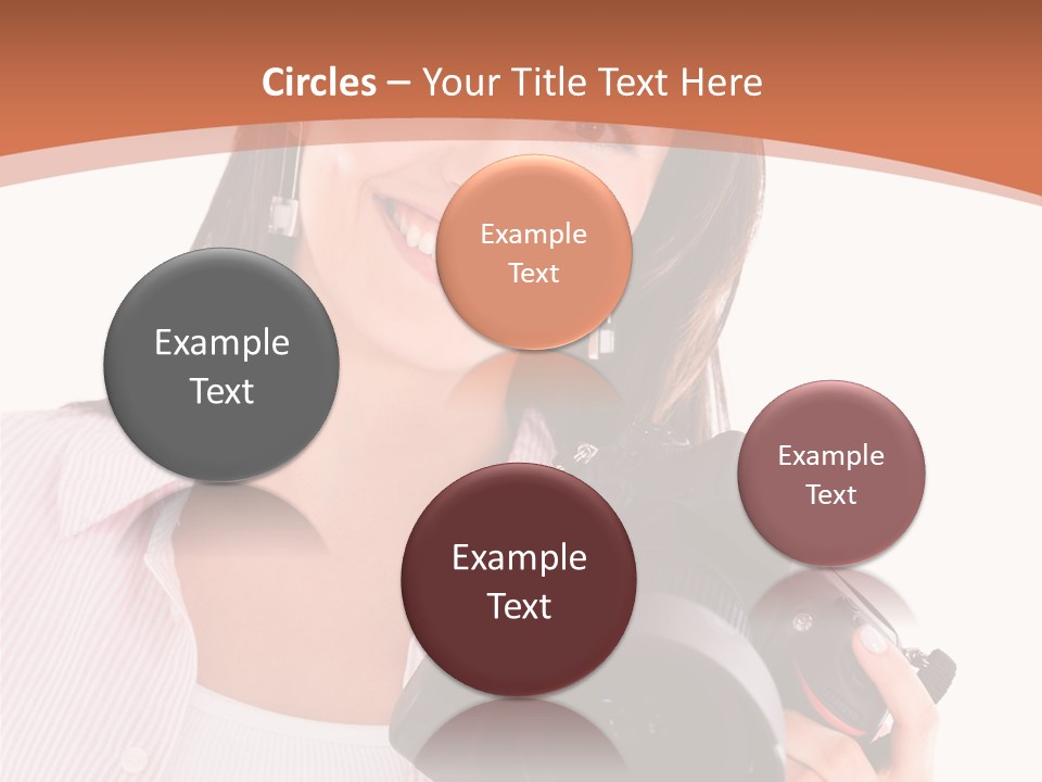 Beautiful Smile Isolated PowerPoint Template