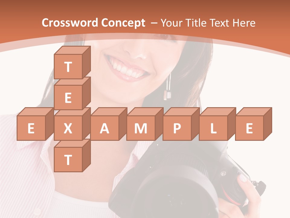 Beautiful Smile Isolated PowerPoint Template