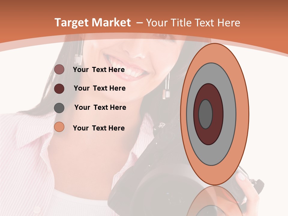 Beautiful Smile Isolated PowerPoint Template