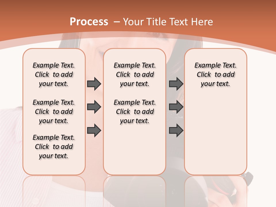 Beautiful Smile Isolated PowerPoint Template