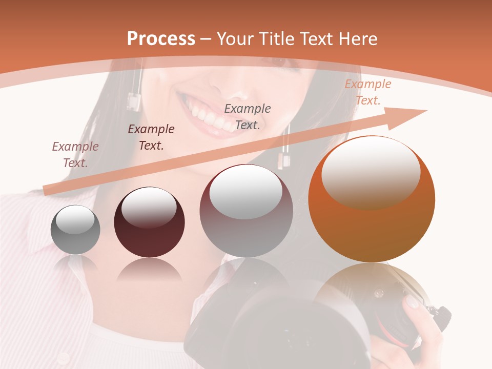 Beautiful Smile Isolated PowerPoint Template