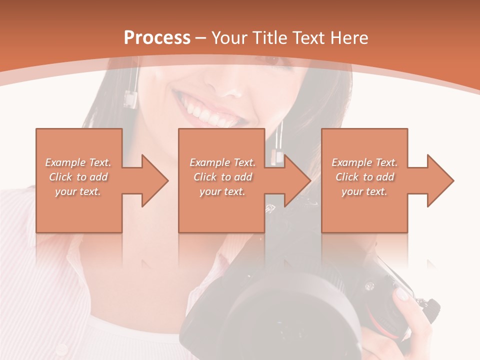 Beautiful Smile Isolated PowerPoint Template