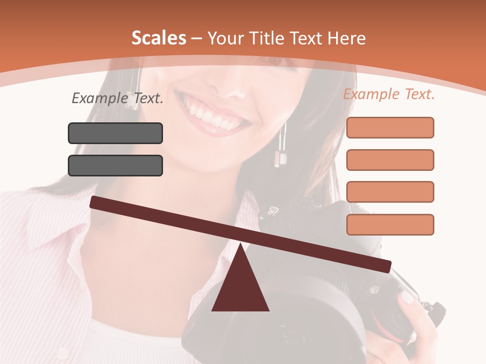 Beautiful Smile Isolated PowerPoint Template