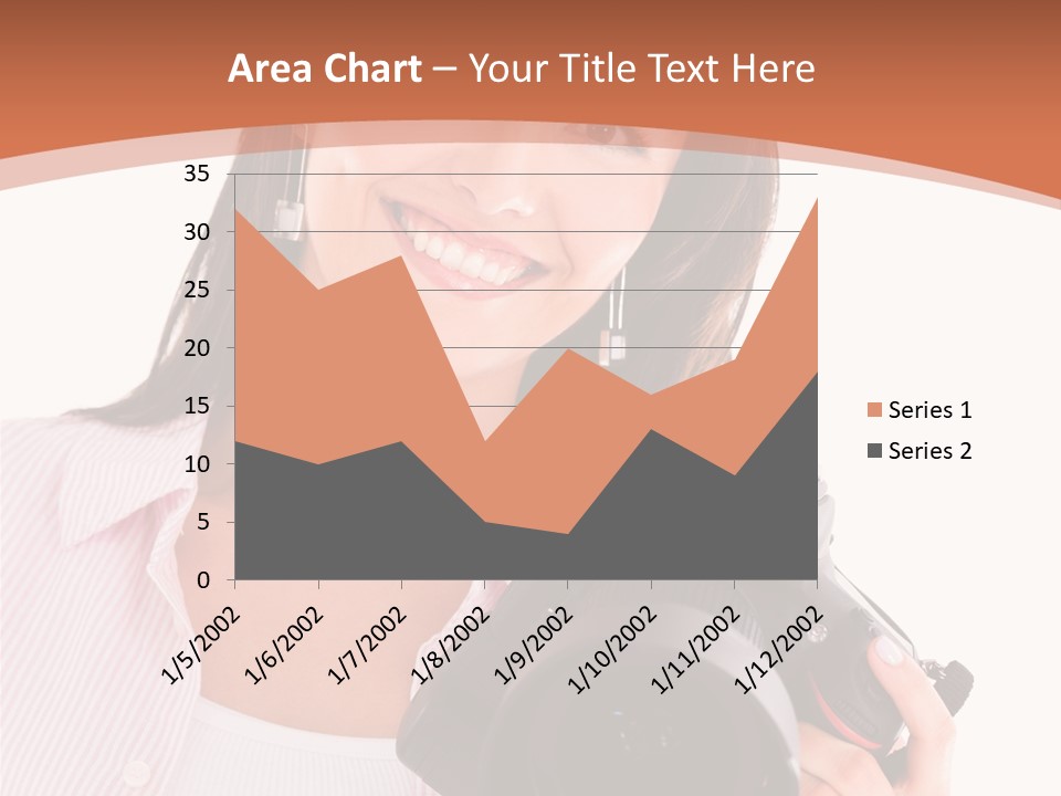 Beautiful Smile Isolated PowerPoint Template