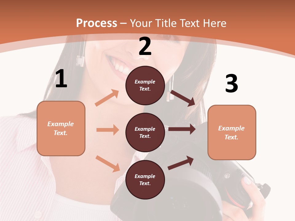 Beautiful Smile Isolated PowerPoint Template