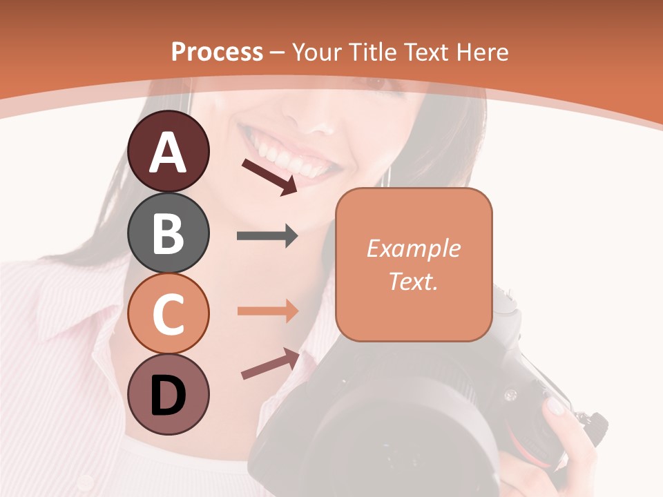 Beautiful Smile Isolated PowerPoint Template