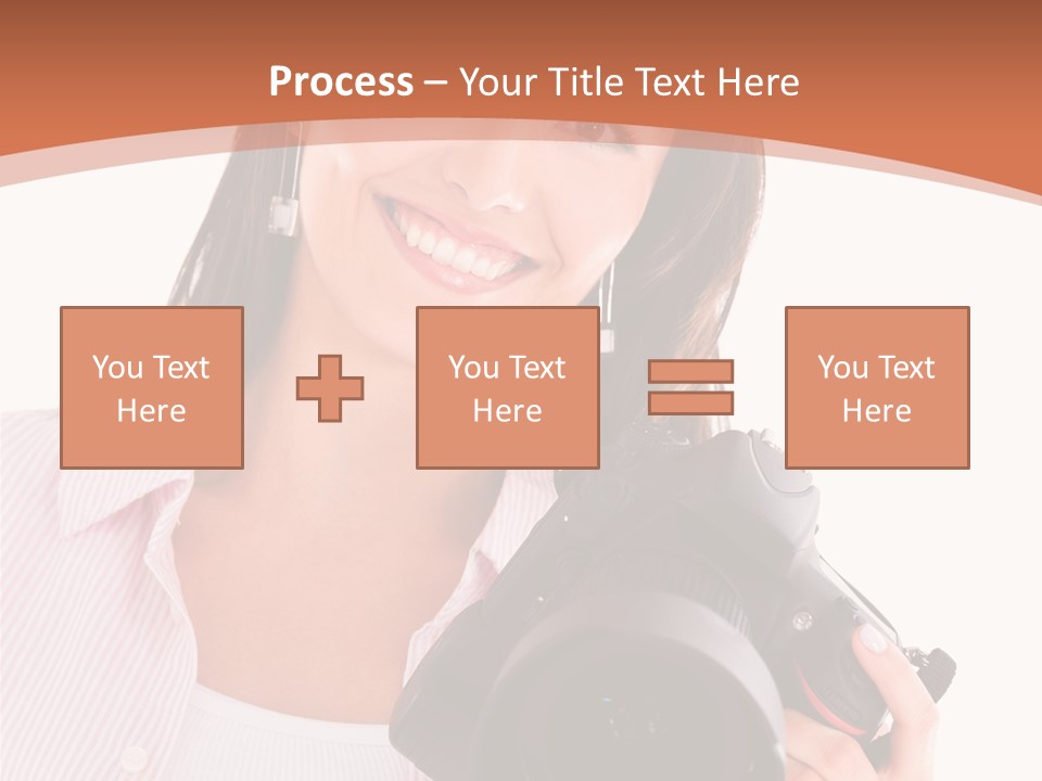 Beautiful Smile Isolated PowerPoint Template
