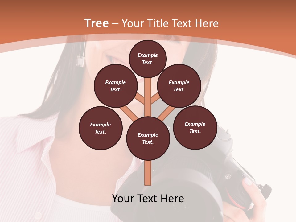 Beautiful Smile Isolated PowerPoint Template