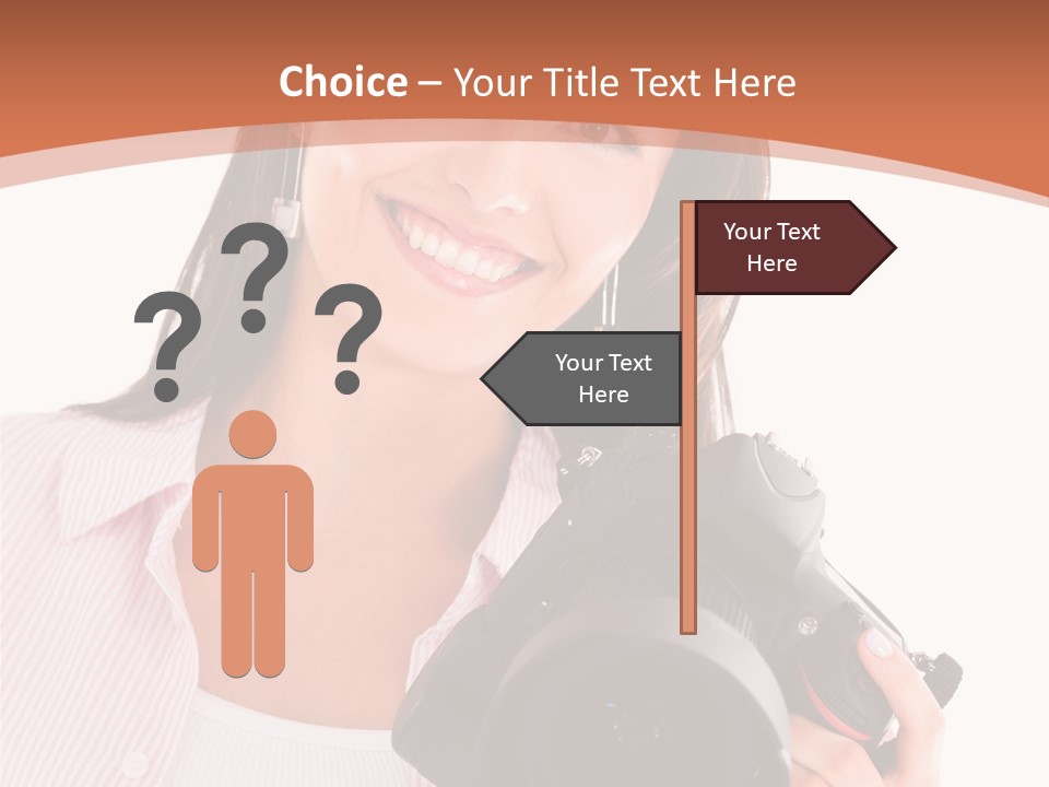Beautiful Smile Isolated PowerPoint Template
