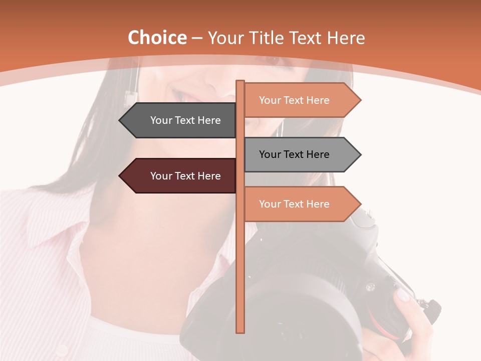 Beautiful Smile Isolated PowerPoint Template