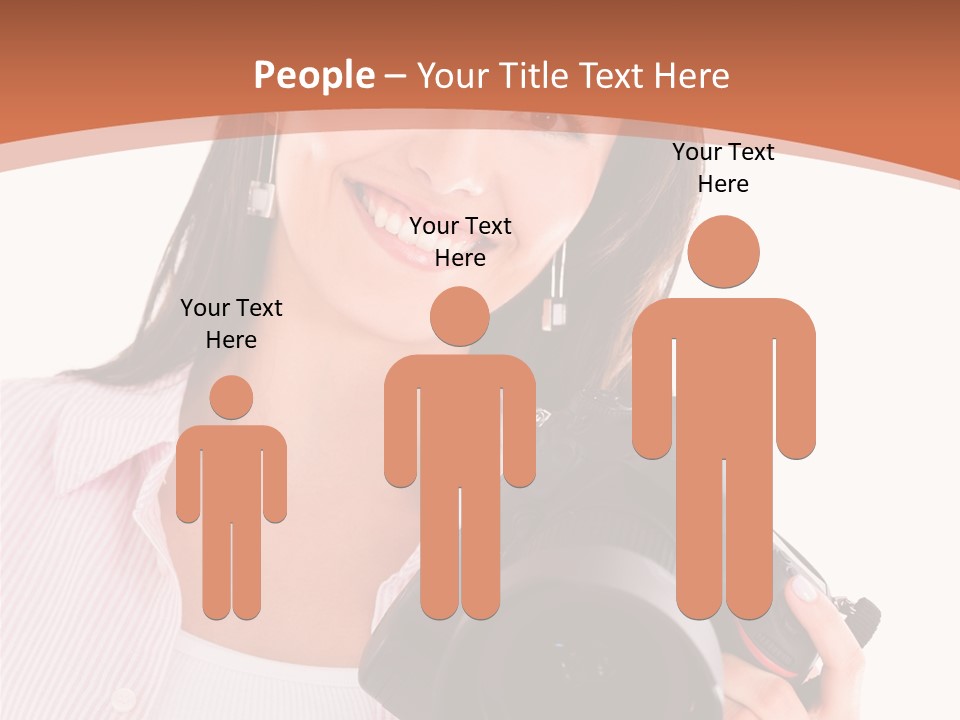 Beautiful Smile Isolated PowerPoint Template