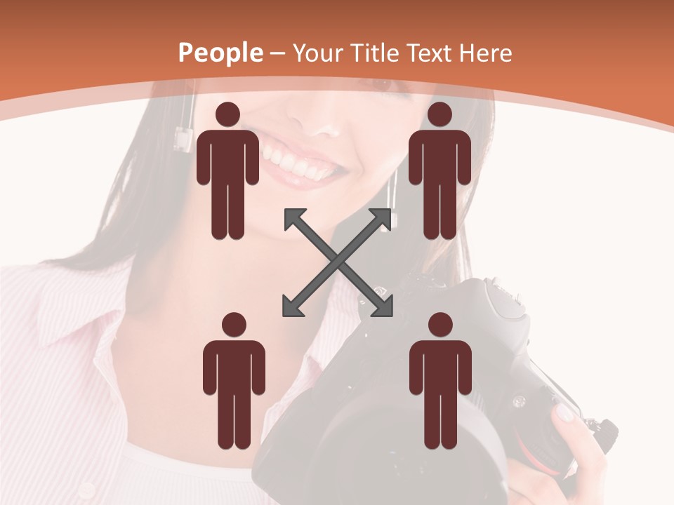 Beautiful Smile Isolated PowerPoint Template