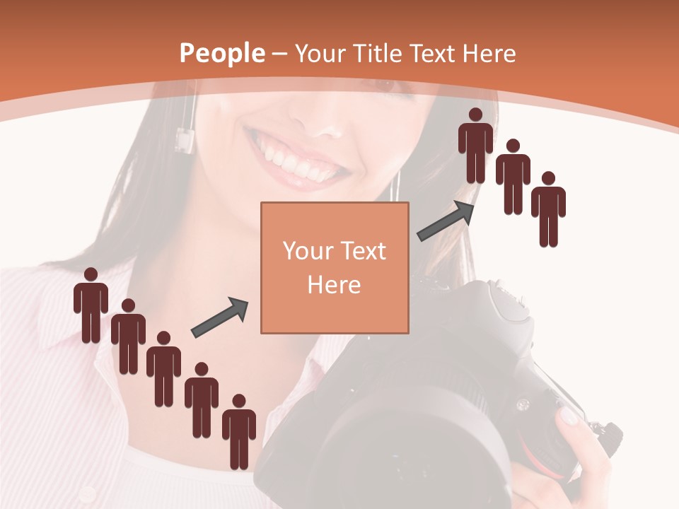 Beautiful Smile Isolated PowerPoint Template