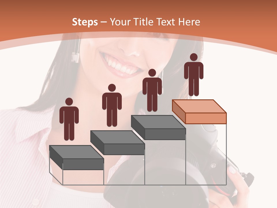 Beautiful Smile Isolated PowerPoint Template