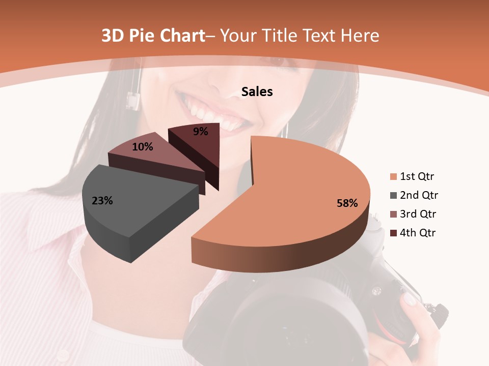 Beautiful Smile Isolated PowerPoint Template