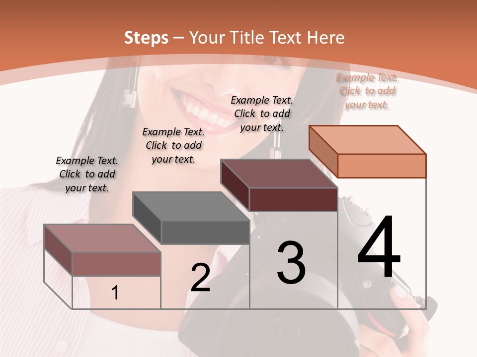 Beautiful Smile Isolated PowerPoint Template