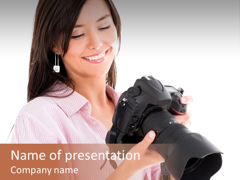 Young Studio Smile PowerPoint Template