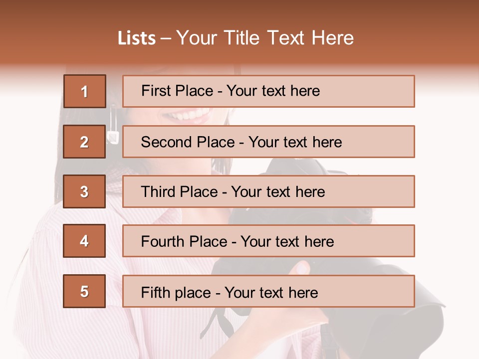 Young Studio Smile PowerPoint Template