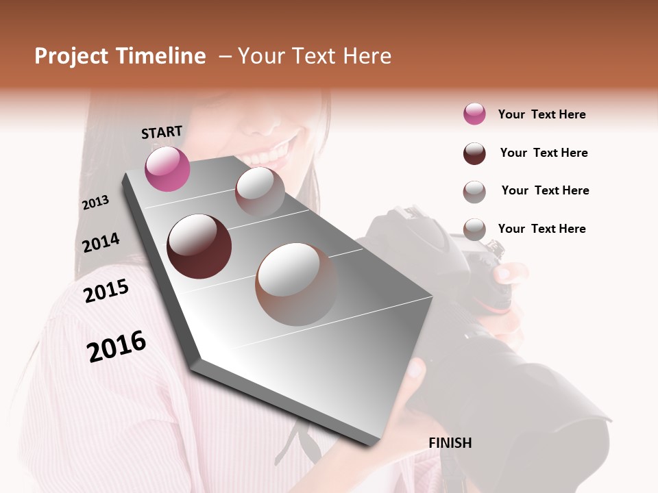 Young Studio Smile PowerPoint Template