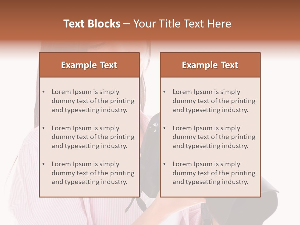 Young Studio Smile PowerPoint Template