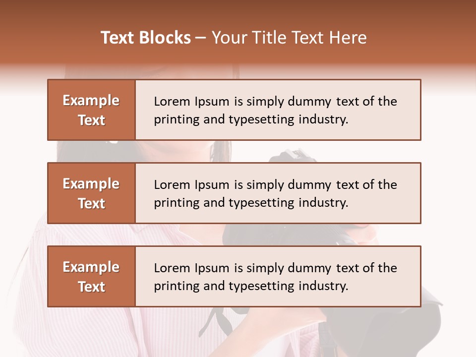 Young Studio Smile PowerPoint Template