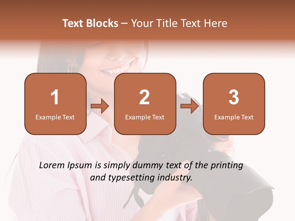 Young Studio Smile PowerPoint Template