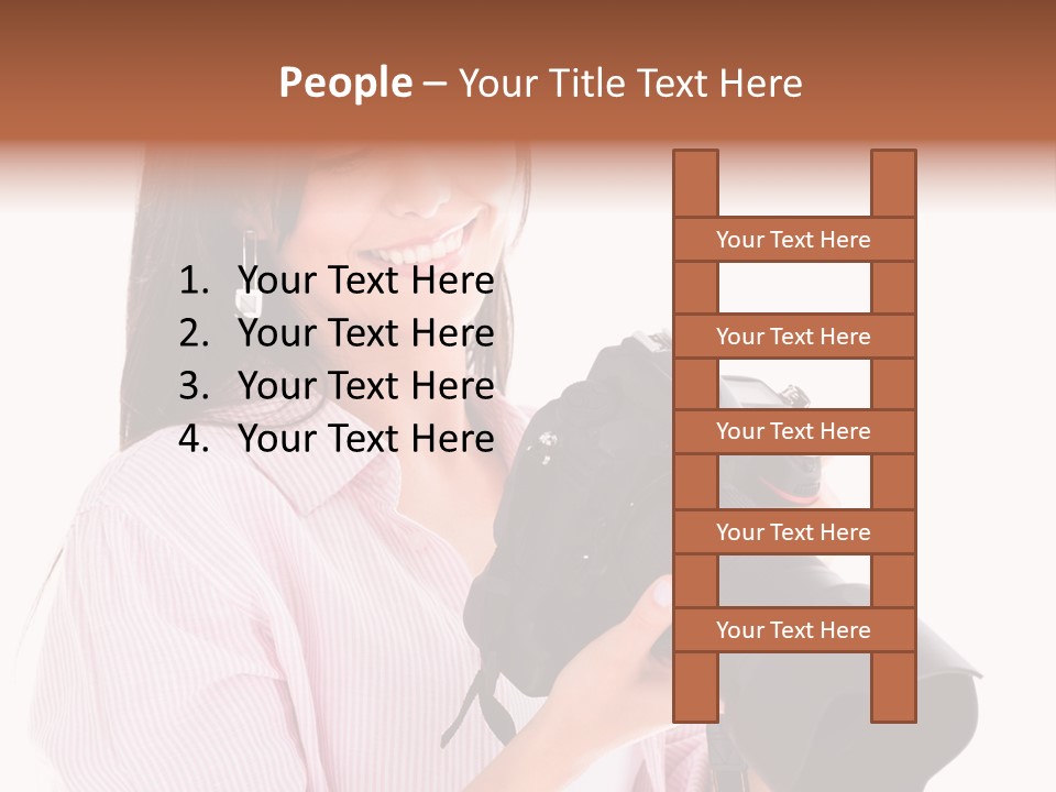 Young Studio Smile PowerPoint Template