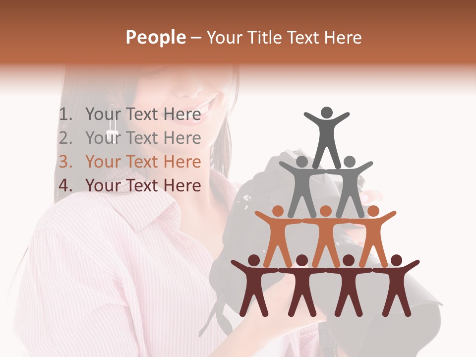 Young Studio Smile PowerPoint Template