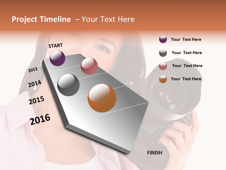 Paparazzi Latin Holding PowerPoint Template