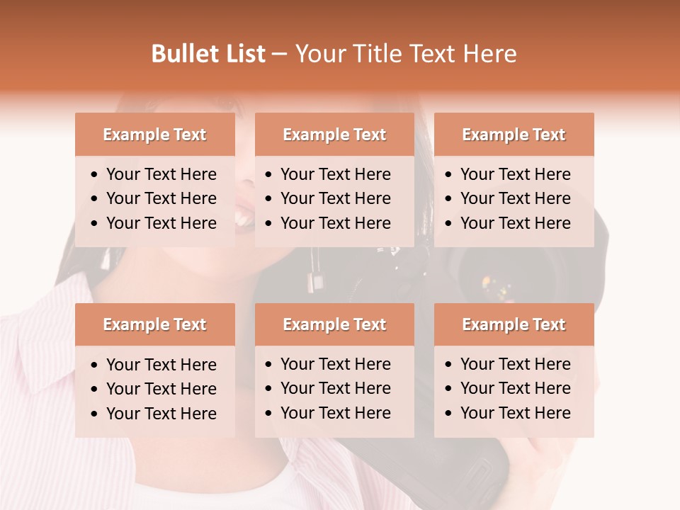 Paparazzi Latin Holding PowerPoint Template