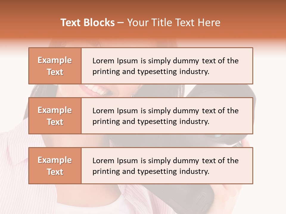 Paparazzi Latin Holding PowerPoint Template