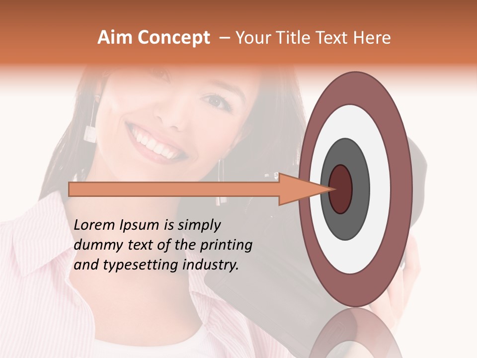 Paparazzi Latin Holding PowerPoint Template