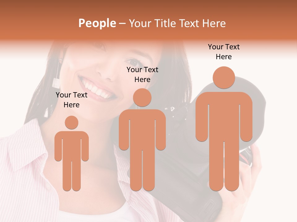 Paparazzi Latin Holding PowerPoint Template