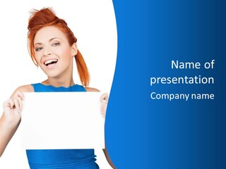 Sheet Happy Holding PowerPoint Template