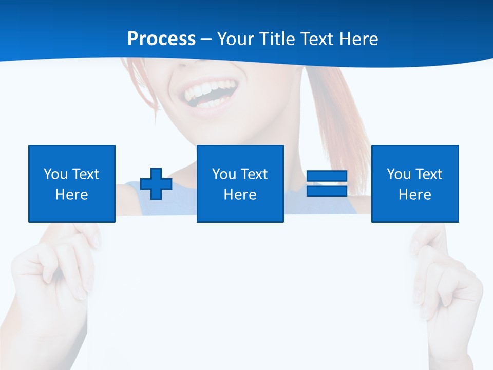 Sheet Happy Holding PowerPoint Template