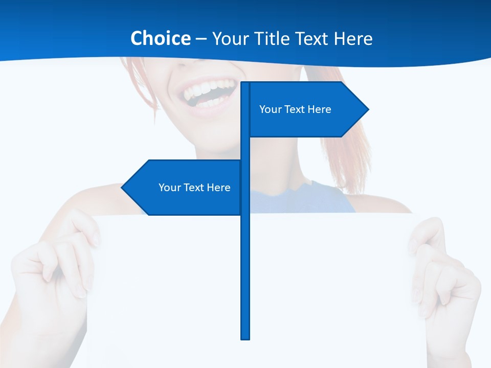 Sheet Happy Holding PowerPoint Template