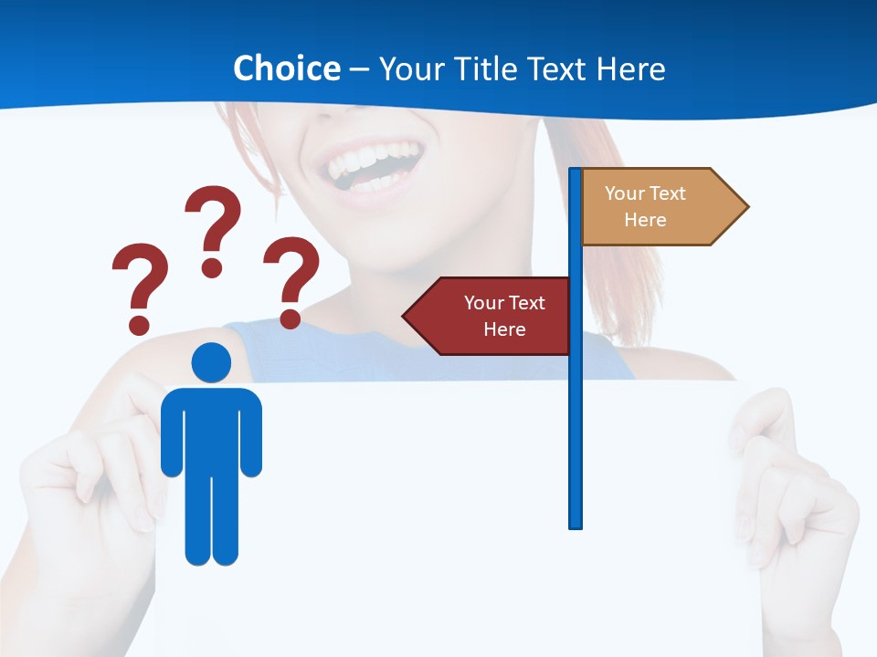 Sheet Happy Holding PowerPoint Template