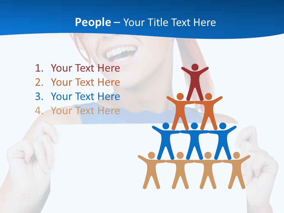 Sheet Happy Holding PowerPoint Template