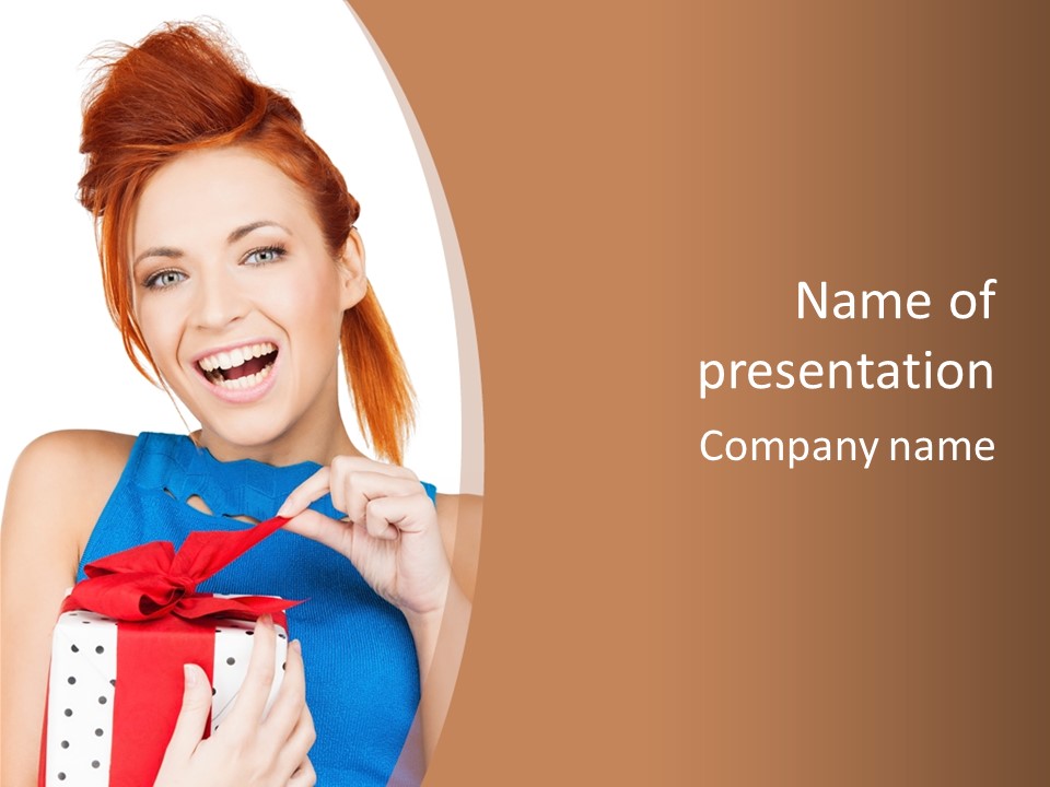 Happiness Toothy Gorgeous PowerPoint Template