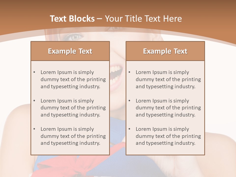 Happiness Toothy Gorgeous PowerPoint Template