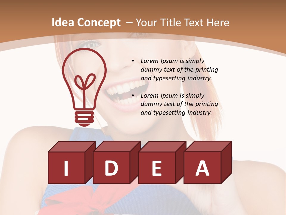 Happiness Toothy Gorgeous PowerPoint Template