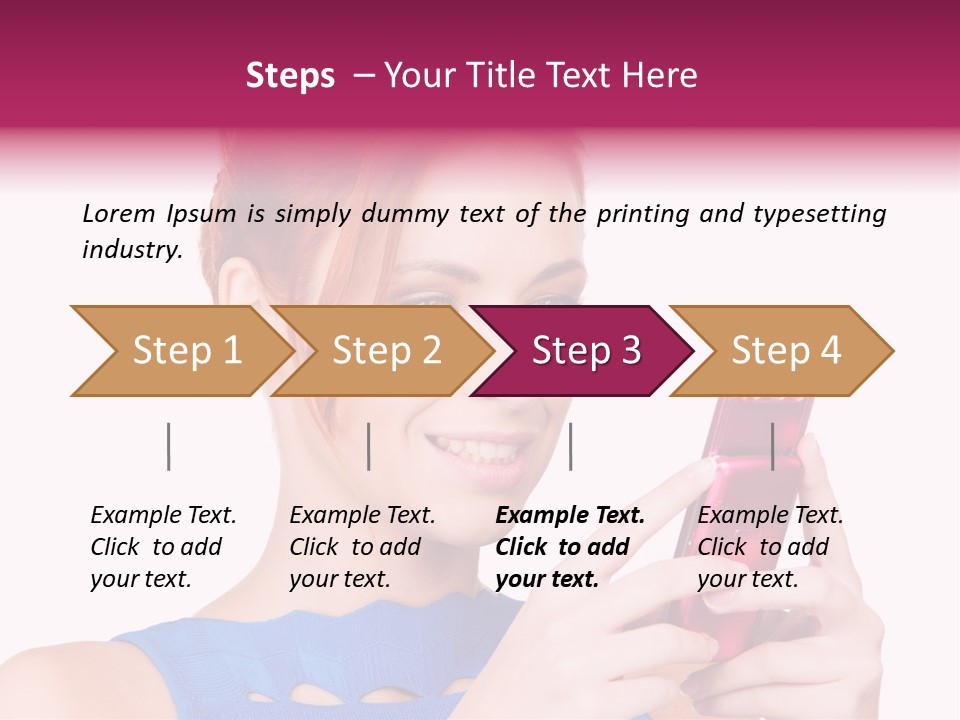 Order Web Phone PowerPoint Template