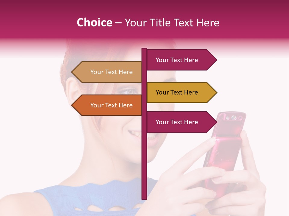 Order Web Phone PowerPoint Template