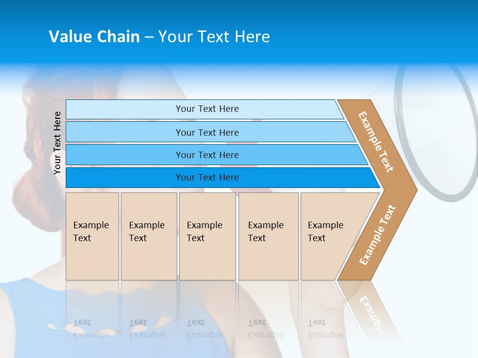 Shouting Female Supervisor PowerPoint Template
