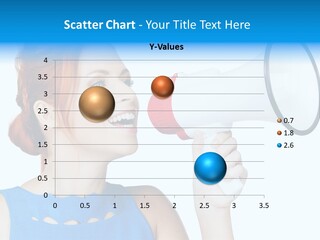 Shouting Female Supervisor PowerPoint Template